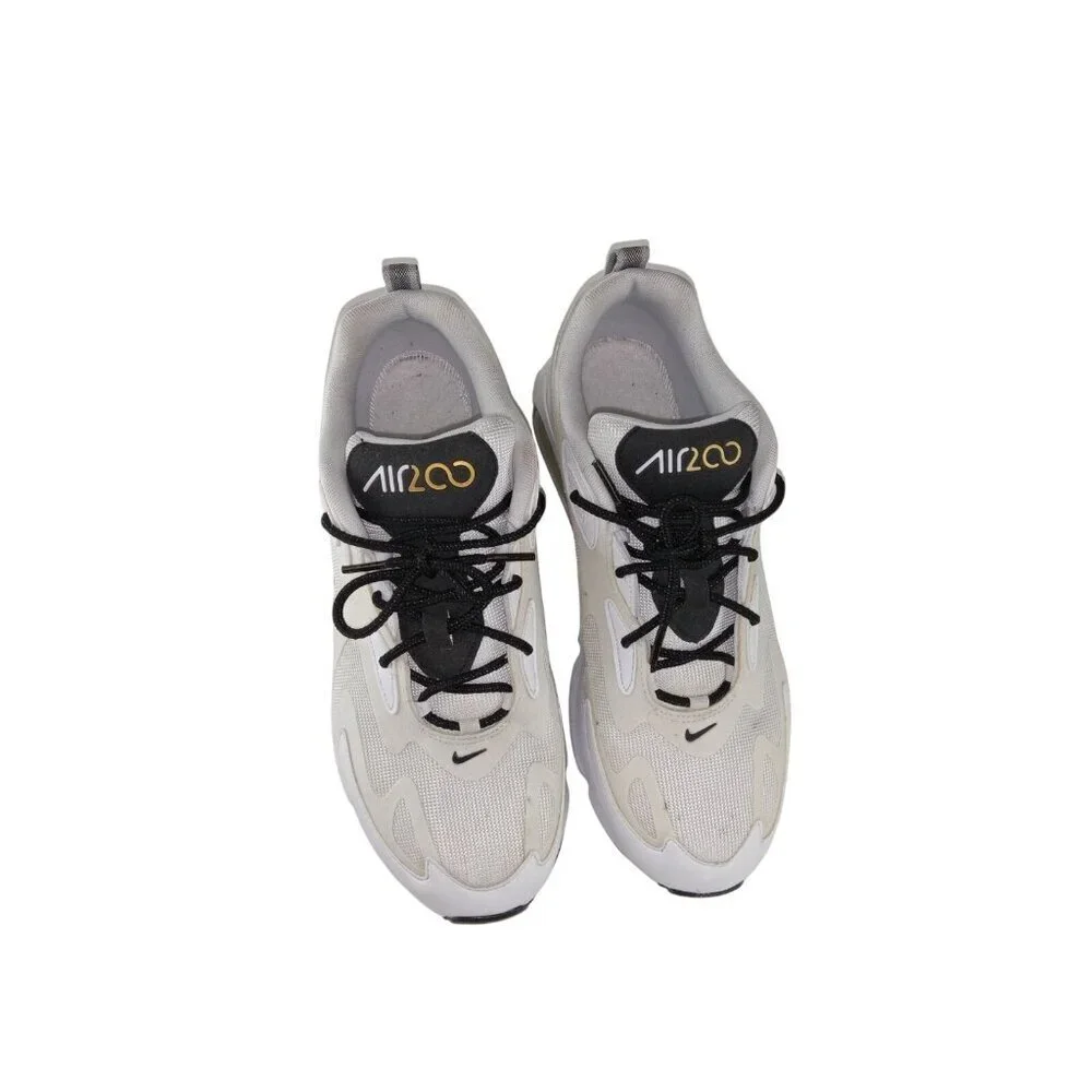Nike Womens Air Max 200 AQ2568-102 White Running Sneakers Size 11 No‎ Insole